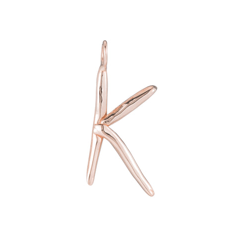 primary image of Raw Letter K - Rose Gold