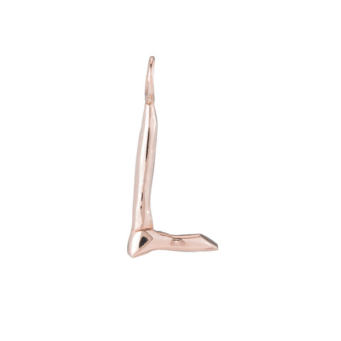 primary image of Raw Letter L - Rose Gold