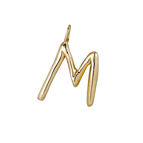 primary image of Raw Letter M - Gold
