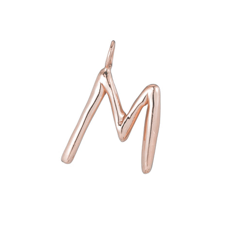 primary image of Raw Letter M - Rose Gold