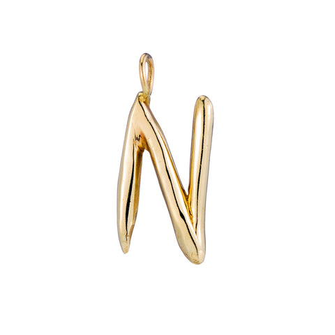 primary image of Raw Letter N - Gold