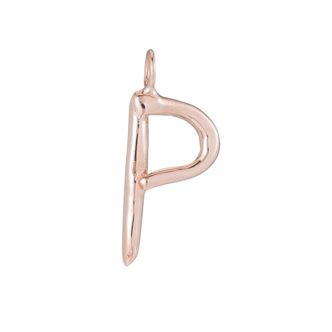 primary image of Raw Letter P - Rose Gold