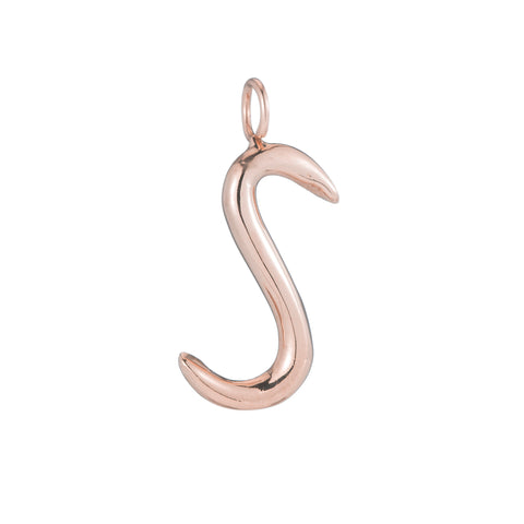 primary image of Raw Letter S - Rose Gold