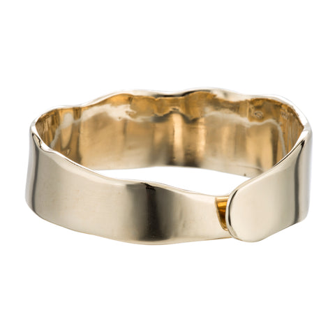 alternate image of Raw Organic Cuff - 14K Gold Plated