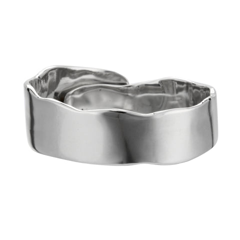 primary image of Raw Organic Cuff - Sterling Silver