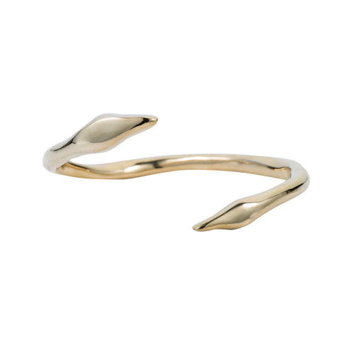 primary image of Raw Snake Cuff - 14K Gold Plated