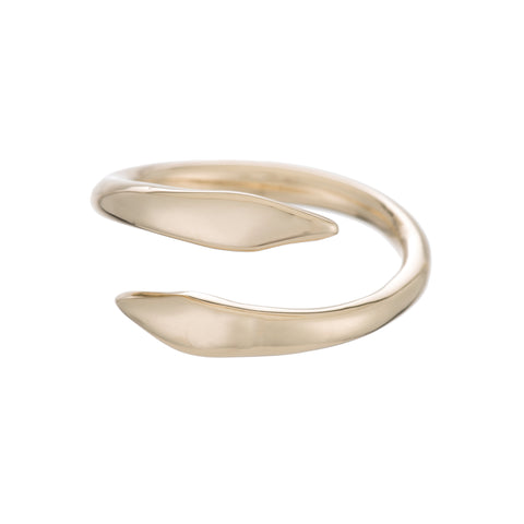 primary image of Raw Snake Ring - Gold