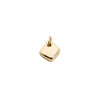 Raw Square Pendant - Gold