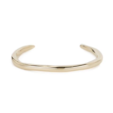 Raw Thin Cuff - 14K Gold Plated | Mara Scalise