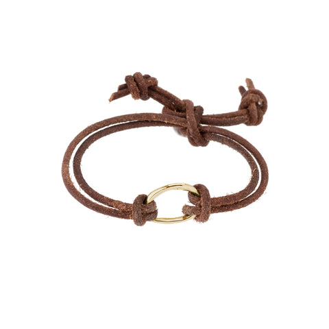 alternate image of Raw Eternity Bracelet - Gold