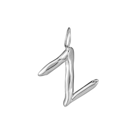 primary image of Raw Letter Z - Sterling Silver