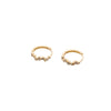 Stardust Hoop Earrings - Gold