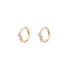Stardust Hoop Earrings - Gold