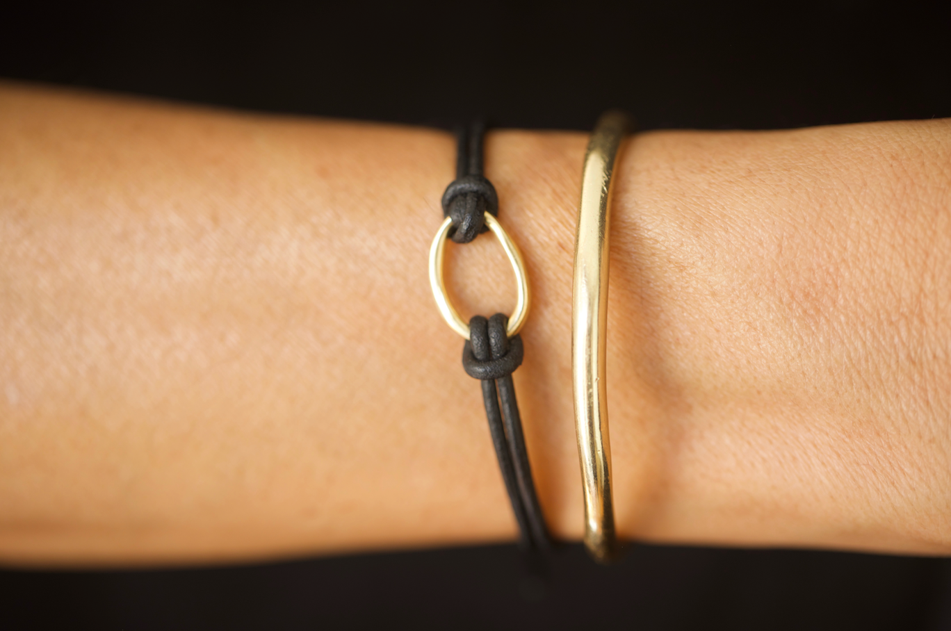 Raw Eternity Bracelet - Gold