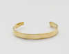 Raw Flat Cuff - 14K Gold Plated