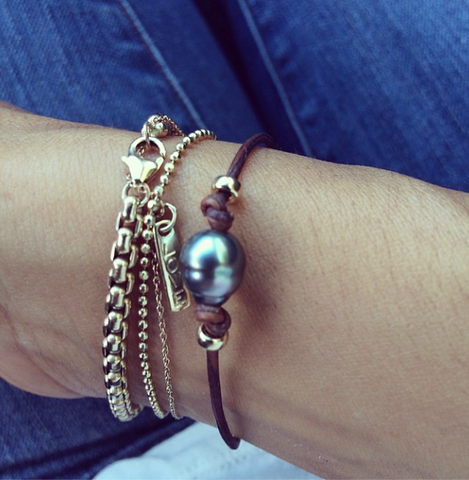 alternate image of Rain Bracelet - Gold