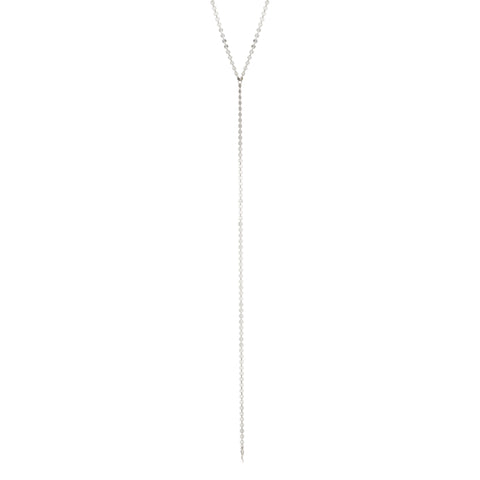primary image of Dew Disc Chain Necklace - Sterling Silver