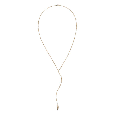 primary image of Spike Dew Necklace - Gold