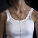 Dew Micro Rectangle Chain Necklace - 14K Gold Filled