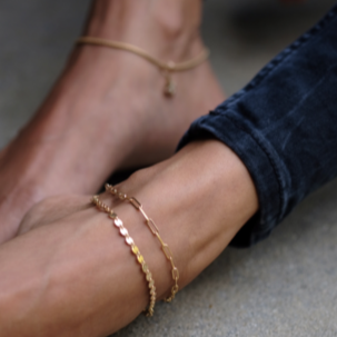 L´Appartement MARA MCS Chain Anklet-