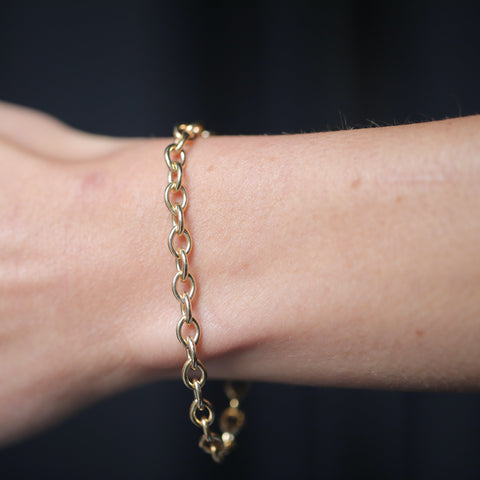 alternate image of Link Chain Bracelet - Gold