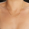Mini Rectangle Necklace - Gold