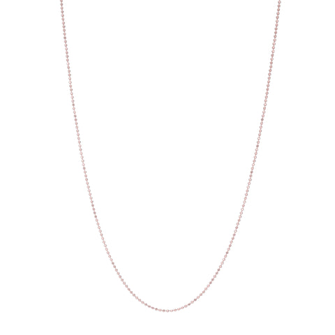 alternate image of Ball Chain Necklace - Rose Gold
