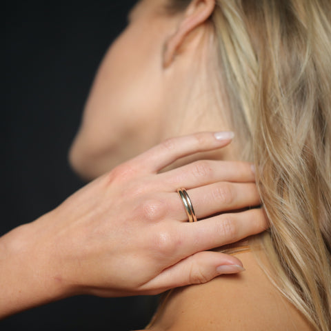 alternate image of Round Band - Gold